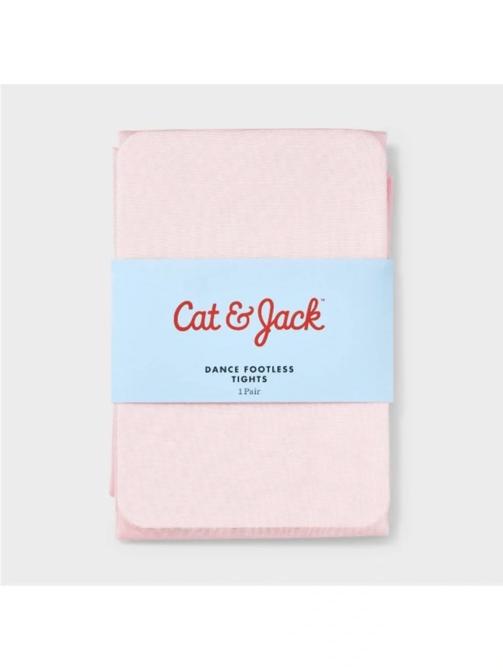 Cat & Jack Dance Footless Tights - Light Pink- Size M (7-10)